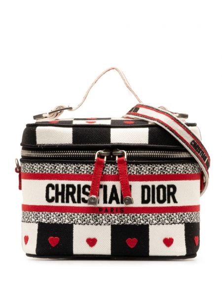 Taška s výšivkou Christian Dior Pre-owned černá
