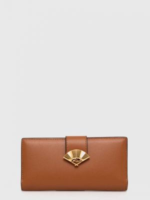 Usnjena denarnica Karl Lagerfeld rjava