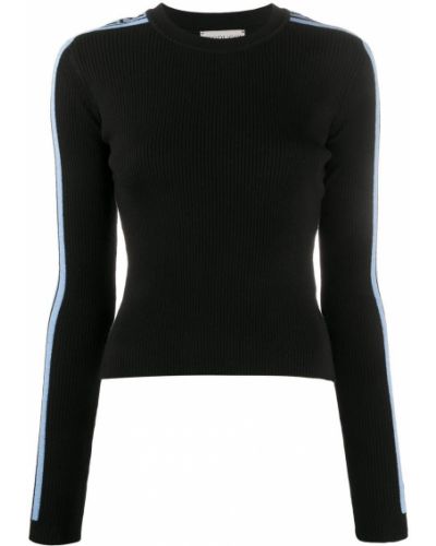 Jersey a rayas de tela jersey Fiorucci negro