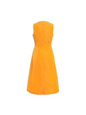 Sukienka midi Vicario Cinque pomarańczowa