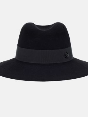 Фетровая шляпа Maison Michel черная