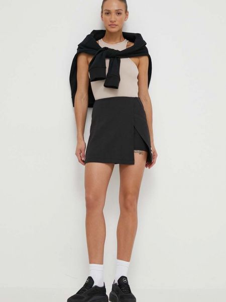 Midi sukně s aplikacemi Puma černé