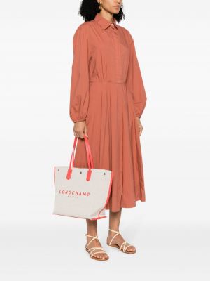 Shopper kabelka Longchamp červená