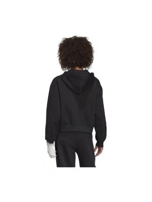 Einfarbiger hoodie Adidas schwarz