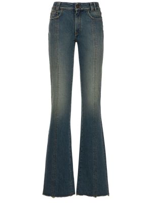 Krištáľové bootcut džínsy s nízkym pásom Alessandra Rich