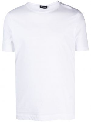 Koszulka bawełniana z dżerseju Cenere Gb biała
