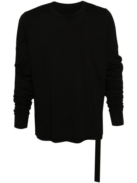 Bluza bawełniana z okrągłym dekoltem Rick Owens Drkshdw czarna
