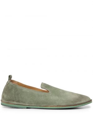 Pantofi loafer din piele de căprioară Marsell verde
