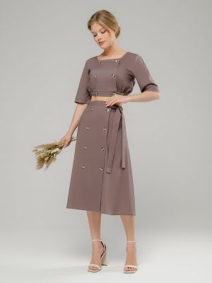 Юбка 1001 Dress коричневая