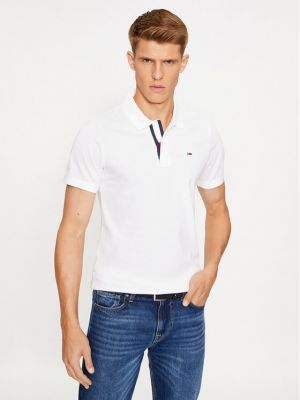 Polo Tommy Jeans λευκό
