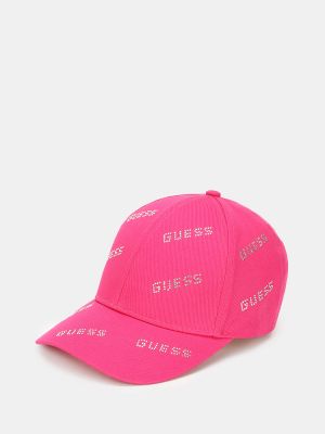 Розовая кепка Guess