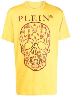 Baskılı tişört Philipp Plein sarı