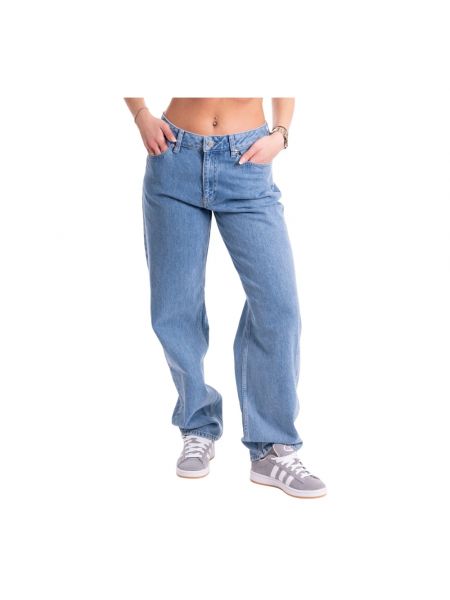 Retro straight jeans Calvin Klein Jeans blau