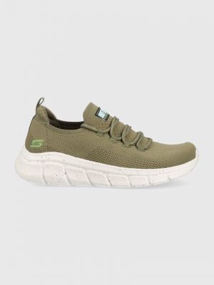 Ниски обувки Skechers зелено