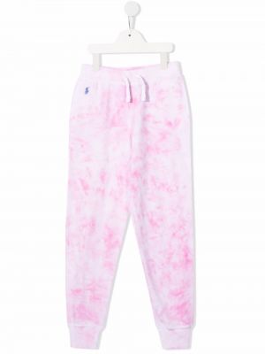 Byxor för tjejer Ralph Lauren Kids rosa