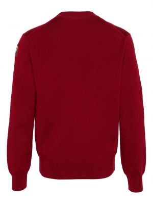 Sweter wełniany Parajumpers czerwony