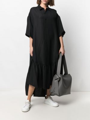 Košilové šaty Ami Paris černé
