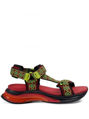 Sandale cu imagine Gucci