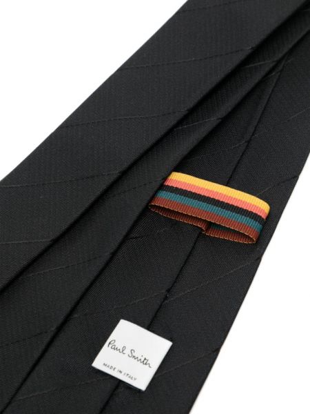 Šilkinis kaklaraištis Paul Smith juoda