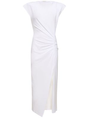 Mini vestido de algodón manga corta Isabel Marant blanco