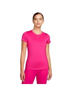 Różowa koszulka z krótkim rękawem Nike