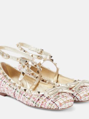 Tweed balerina cipők Valentino Garavani