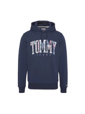 Karierter hoodie Tommy Hilfiger blau