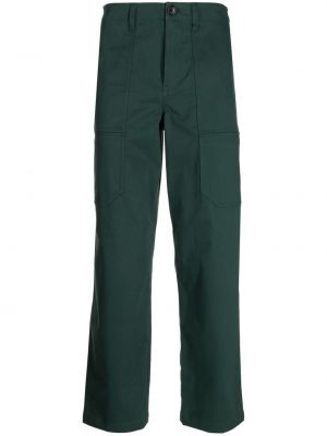 Παντελόνι με ίσιο πόδι με κουμπιά Ps Paul Smith πράσινο