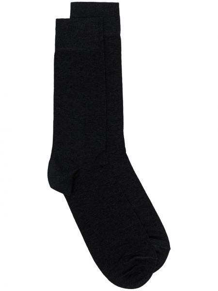 Плетени чорапи Bally черно