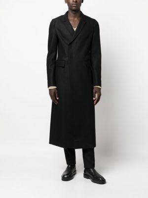 Vilnonis paltas Sapio juoda