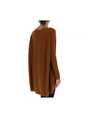 Jersey de tela jersey con estampado de cachemira oversized Gentryportofino marrón