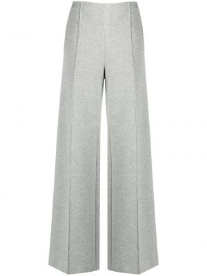 Pantalones de tela jersey bootcut Karl Lagerfeld gris