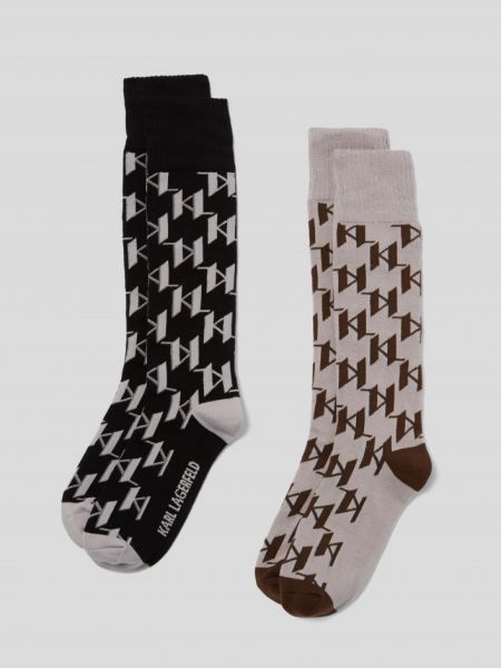 Ponožky Karl Lagerfeld šedé