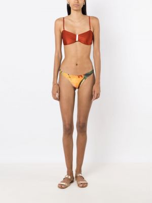 Geblümt bikini mit print Lygia & Nanny orange
