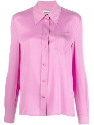 Chemise en jean Moschino Jeans rose