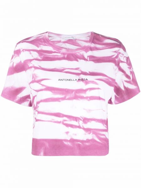 Camiseta tie dye Antonella Rizza rosa