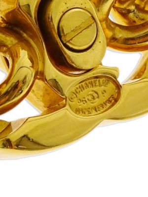 Chunky tipa rokassprādze Chanel Pre-owned zelts