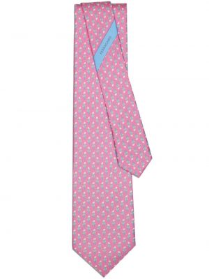 Svilena kravata s printom Ferragamo
