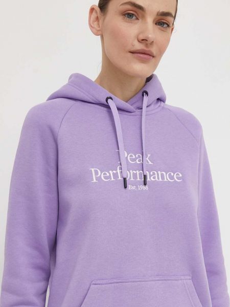 Однотонные шорты Peak Performance фиолетовые