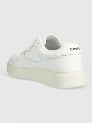 Sneakerși din piele Levi's® alb