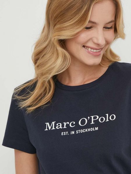 Pamučna polo majica Marc O'polo plava