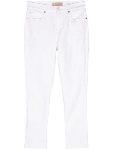 Jean 7/8 7 For All Mankind blanc