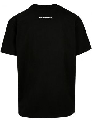 T-shirt à capuche à motif mélangé Mj Gonzales noir