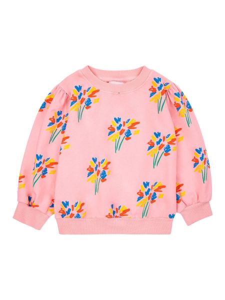 Bomull sweatshirt for jenter Bobo Choses rosa