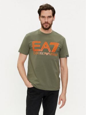 Tričko Ea7 Emporio Armani zelené