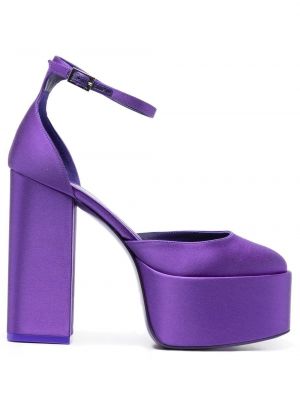 Pantofi cu toc cu platformă Paris Texas violet