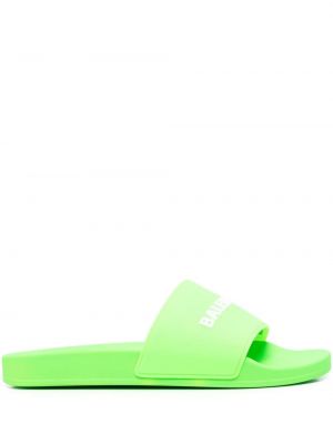 Trykt flip-flops Balenciaga grønn