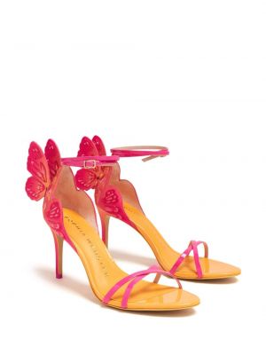 Kožené sandály Sophia Webster růžové