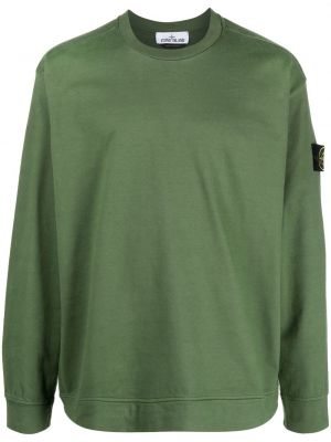 Bomull sweatshirt Stone Island grønn