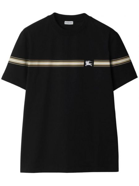 Bavlněné tričko Burberry černé